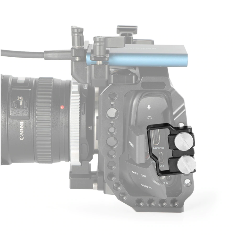 SMALLRIG 2246 HDMI and USB-C Cable Clamp for BMPCC 4K Cage