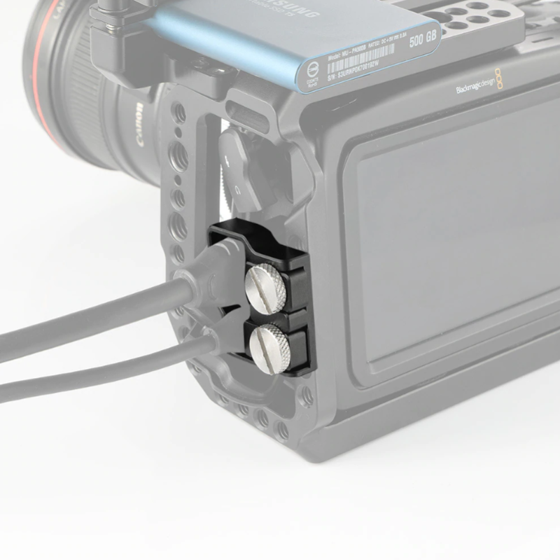 SMALLRIG 2246 HDMI and USB-C Cable Clamp for BMPCC 4K Cage