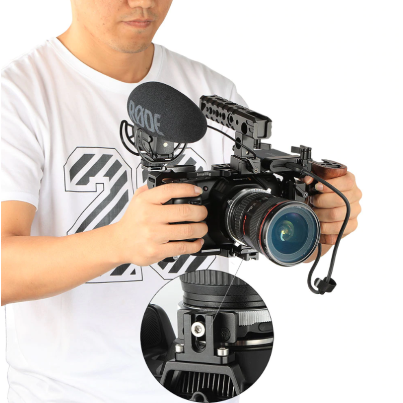 SmallRig 2247 Lens Mount Adapter Support for BMPCC 4K