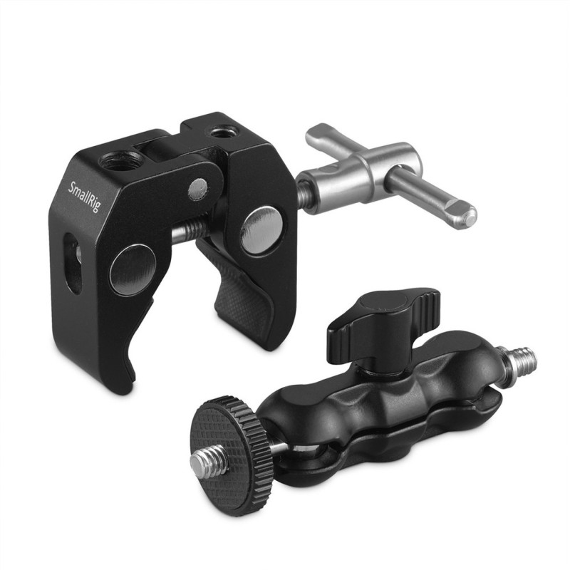SmallRig Multi-Functional Crab-Shaped Clamp with Ballhead Magic Arm (2164)