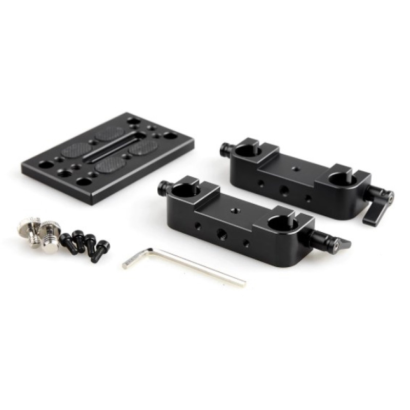 SmallRig Mounting Plate with 15mm Rod Clamps 1775