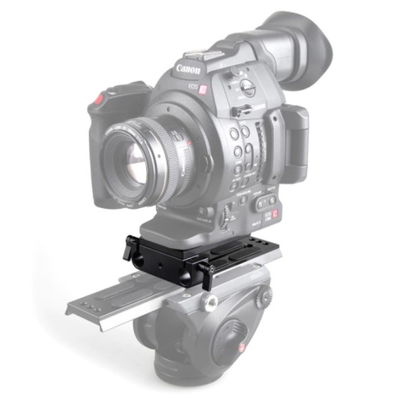 SmallRig Mounting Plate with 15mm Rod Clamps 1775