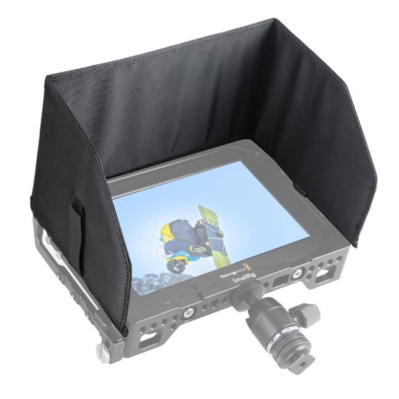 SmallRig 7 Inch Sun Hood for Blackmagic Video Assist 7’’ cage 1840