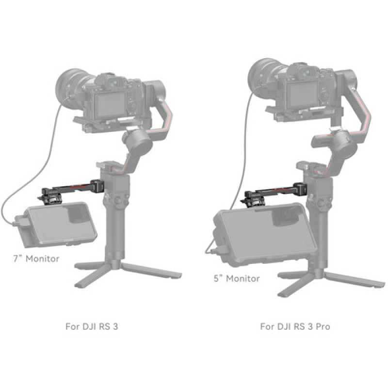 Аксеcуар SmallRig Monitor Mount for DJI RS 2 / RSC 2 / RS 3 / RS 3 Pro / RS 3 Mini 3026B (3026B)