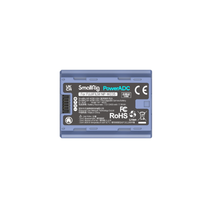 Акумулятор SmallRig NP-W235 USB-C Rechargeable Camera Battery (4266)