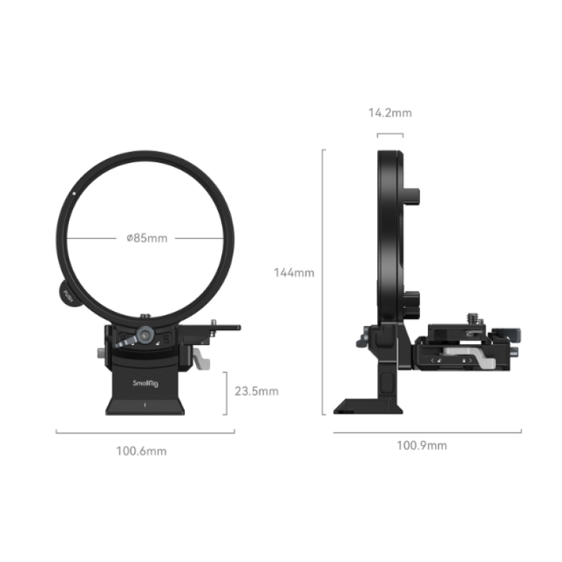 SmallRig Rotatable Horizontal-to-Vertical Mount Plate Kit for FUJIFILM Specific GFX Series Cameras (4305)