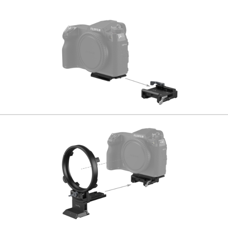 SmallRig Rotatable Horizontal-to-Vertical Mount Plate Kit for FUJIFILM Specific GFX Series Cameras (4305)