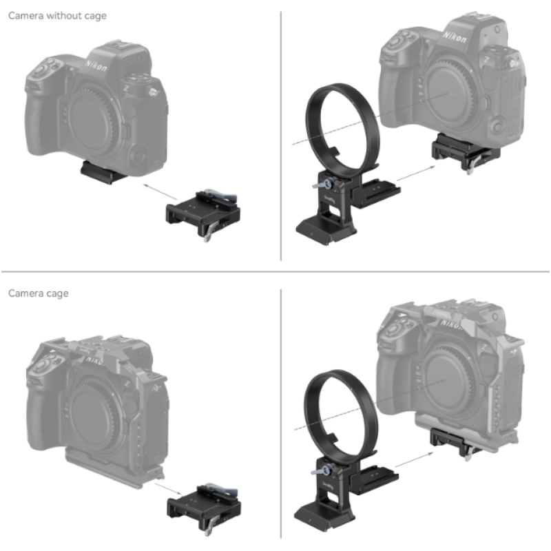 SmallRig Rotatable Horizontal-to-Vertical Mount Plate Kit for Nikon Specific Z Series Cameras (4306)
