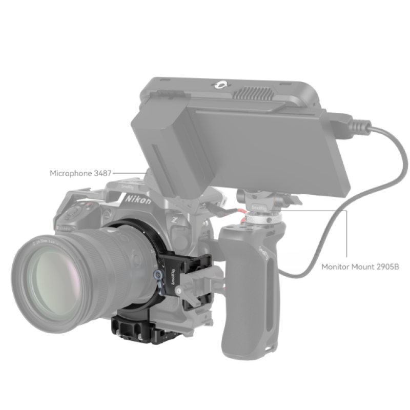 SmallRig Rotatable Horizontal-to-Vertical Mount Plate Kit for Nikon Specific Z Series Cameras (4306)