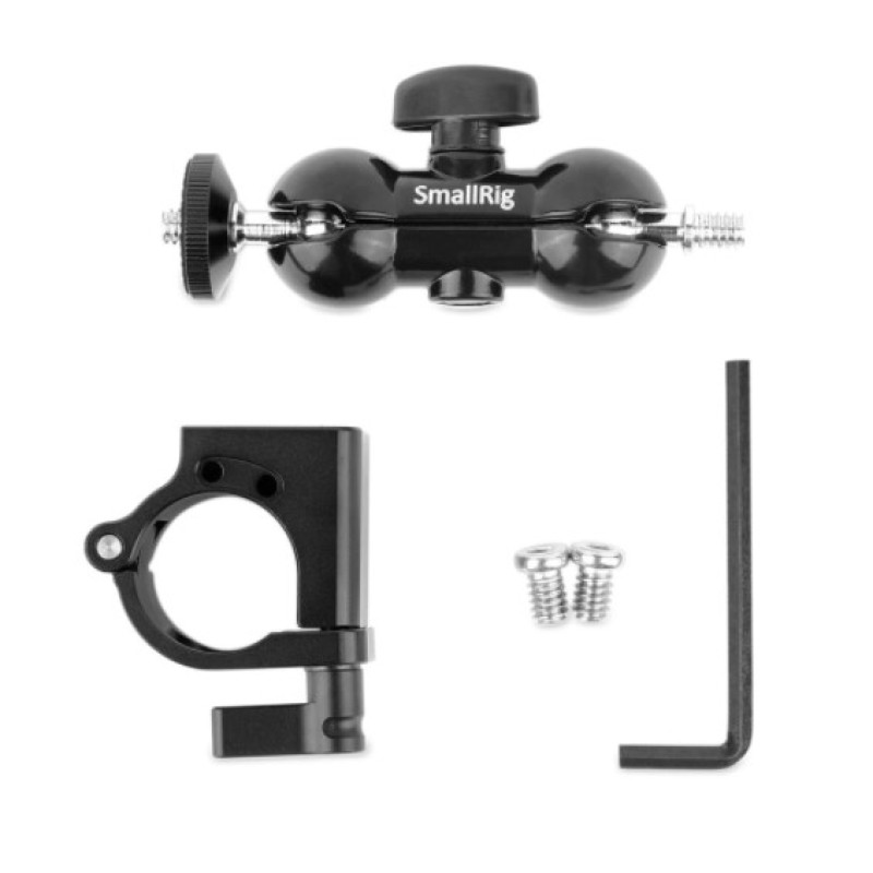 SMALLRIG Double Ballhead with 25mm Rod Clamp for DJI Ronin M/Ronin MX/Freefly MOVI 1878