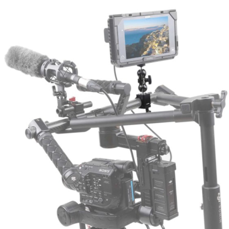 SMALLRIG Double Ballhead with 25mm Rod Clamp for DJI Ronin M/Ronin MX/Freefly MOVI 1878