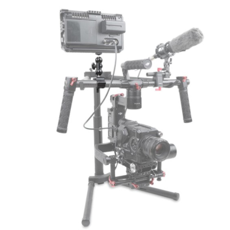 SMALLRIG Double Ballhead with 25mm Rod Clamp for DJI Ronin M/Ronin MX/Freefly MOVI 1878