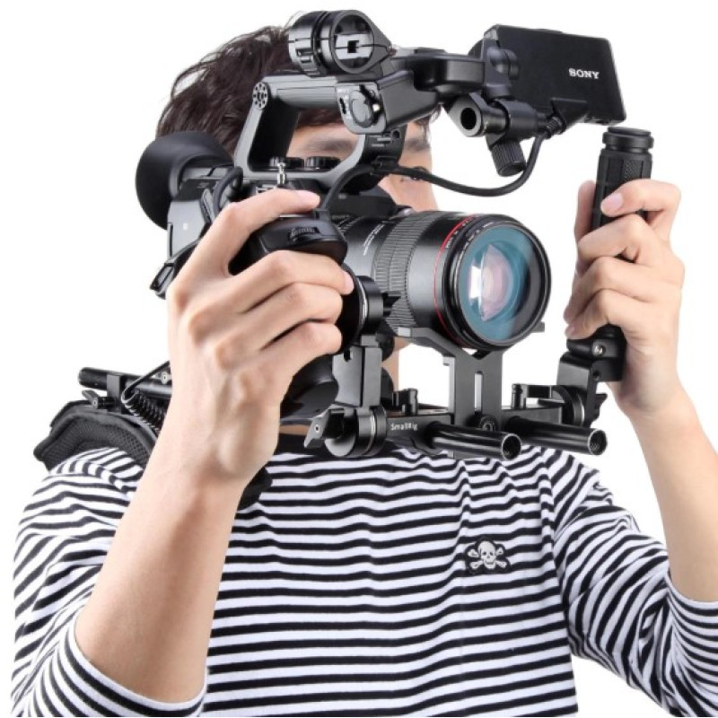 SMALLRIG Handgrip Adapter With Rod Clamp 1883