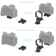 SmallRig Rotatable Horizontal-to-Vertical Mount Plate Kit for Sony Alpha 1 / Alpha 7 / Alpha 9 / FX Series (4244)