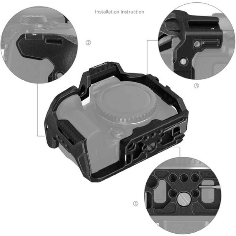 Клітка SmallRig 4004 "Black Mamba" Camera Cage for Canon EOS R10 (4004)