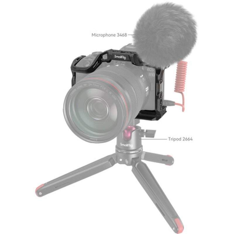 Клітка SmallRig 4004 "Black Mamba" Camera Cage for Canon EOS R10 (4004)