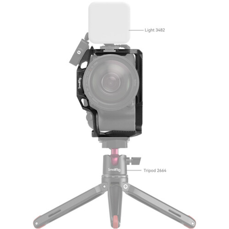 Клітка SmallRig 4004 "Black Mamba" Camera Cage for Canon EOS R10 (4004)
