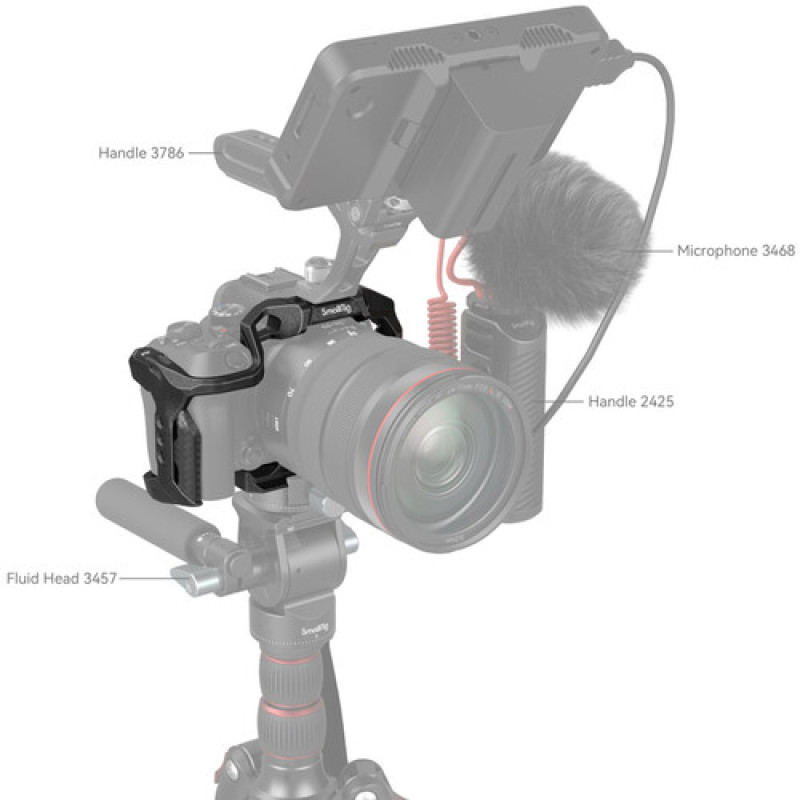 Клітка SmallRig 4004 "Black Mamba" Camera Cage for Canon EOS R10 (4004)