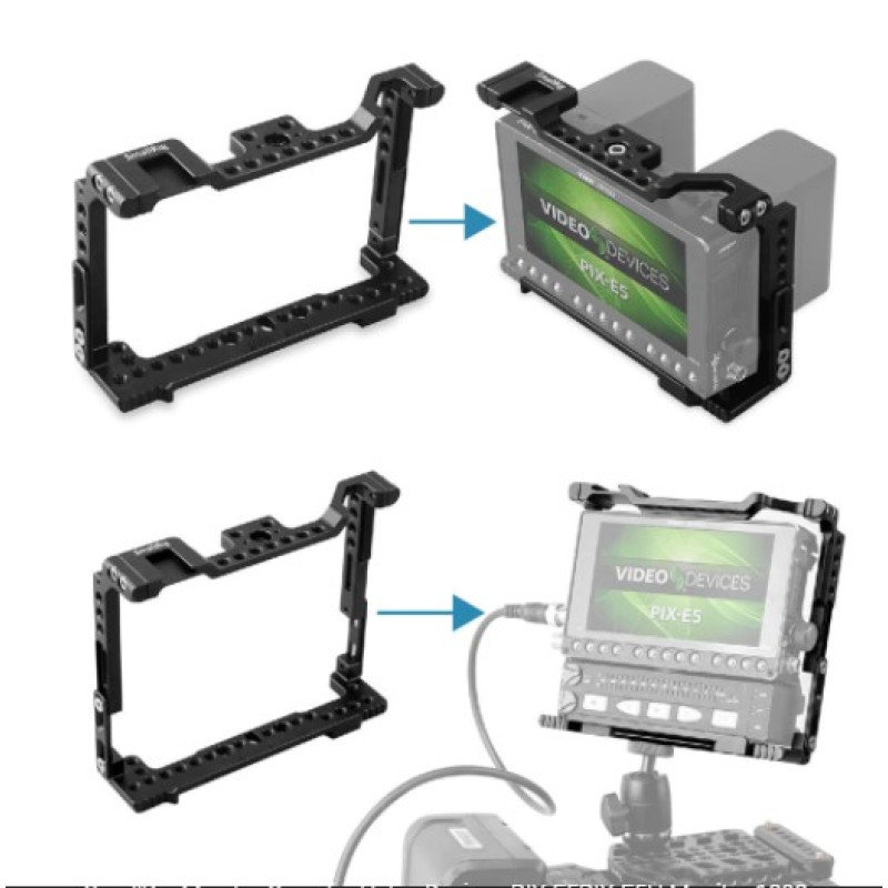 SMALLRIG Monitor Cage for Video Devices PIX-E5/PIX-E5H Monitor 1893