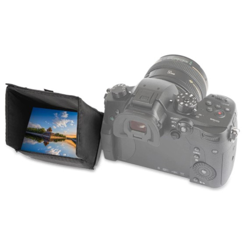 SMALLRIG LCD Screen Sun Shield Hood for DSLR Cameras and Camcorders 1972
