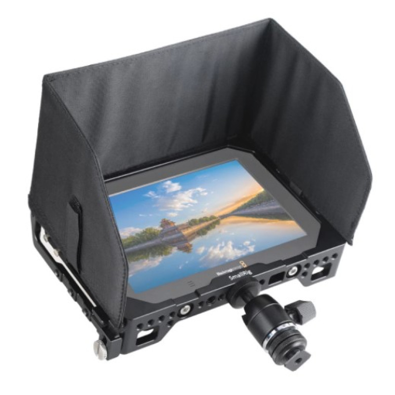 SMALLRIG 1988 7’’ Monitor Cage with Sunhood for Blackmagic Video Assist