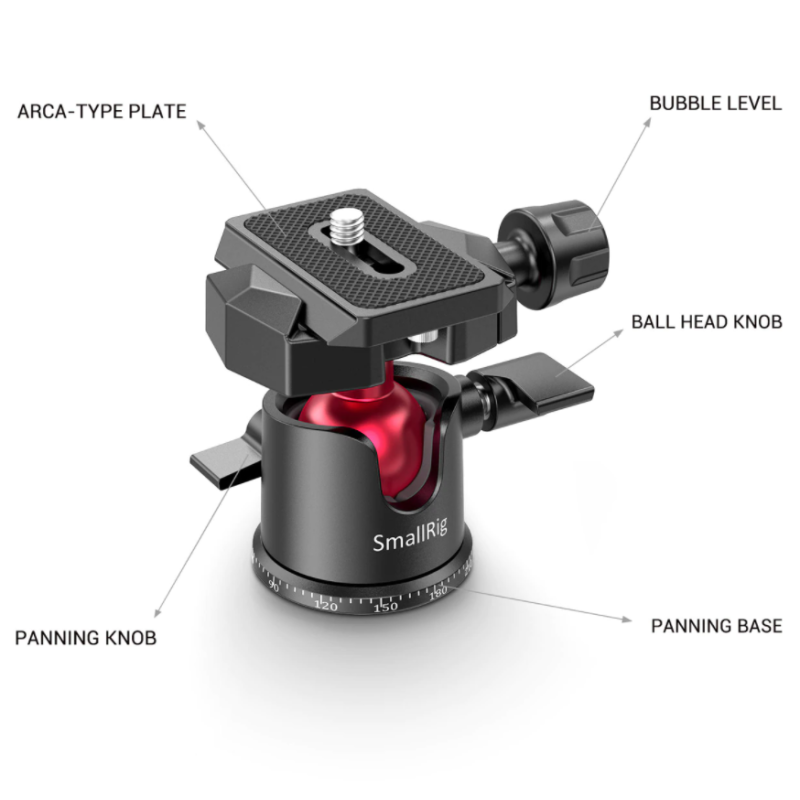 Міні штатив SmallRig Tabletop Mini Tripod with Panoramic Ball Head BUT2664
