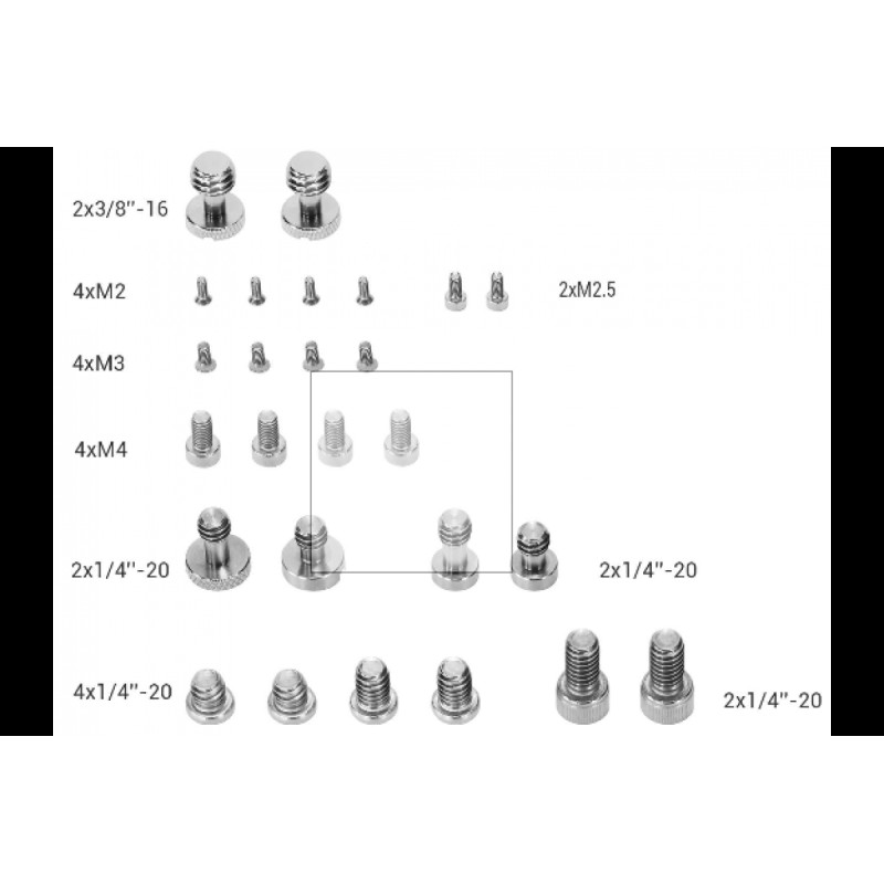 Набор болтов и отверток SmallRig MB2735 (26 +7 шт)