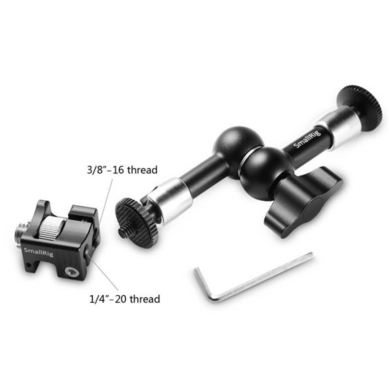SmallRig Magic Arm with Anti-rotation Magic Arm Adapter 2026