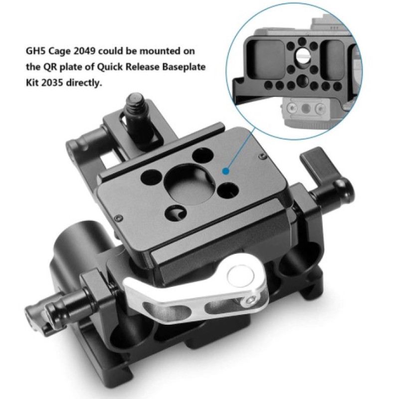 SmallRig Quick Release Baseplate Kit for Panasonic Lumix GH5 2035