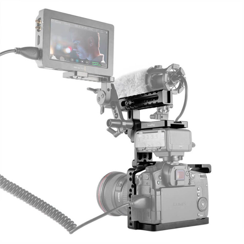 SmallRig Cage with Helmet Kit for Panasonic Lumix GH5/DMW-XLR1 2052