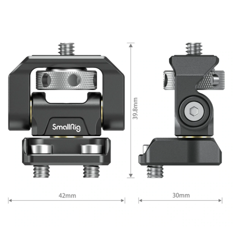 Тримач SmallRig 2904 Swivel and Tilt Adjustable Monitor Mount with Screws Mount