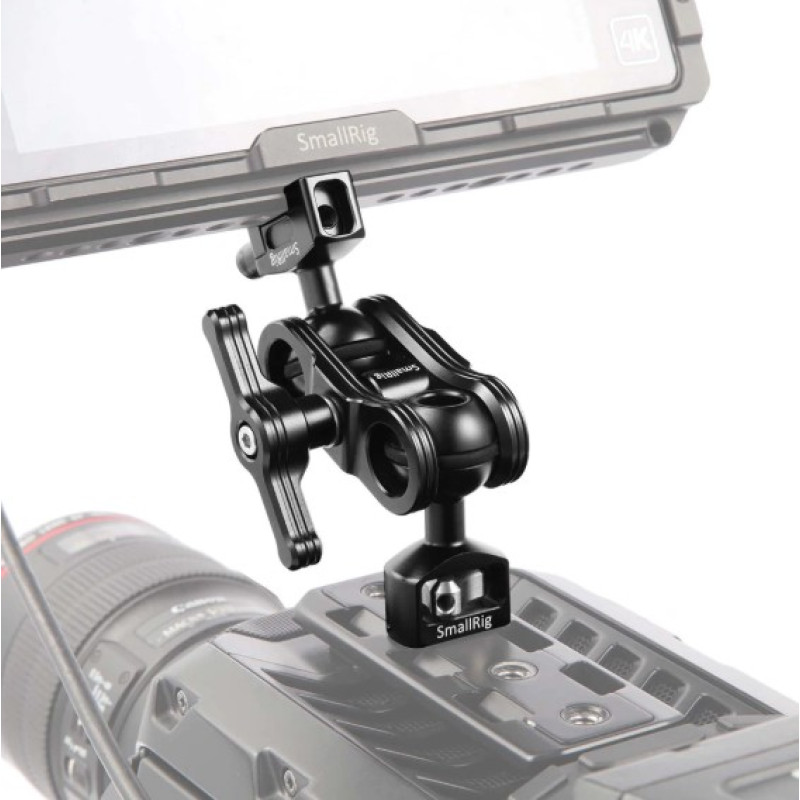 SmallRig Articulating Arm with Screw Ballhead and NATO Clamp Ballhead 2071