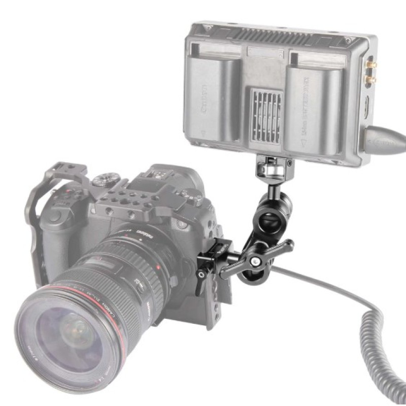 SmallRig Articulating Arm with Screw Ballhead and NATO Clamp Ballhead 2071