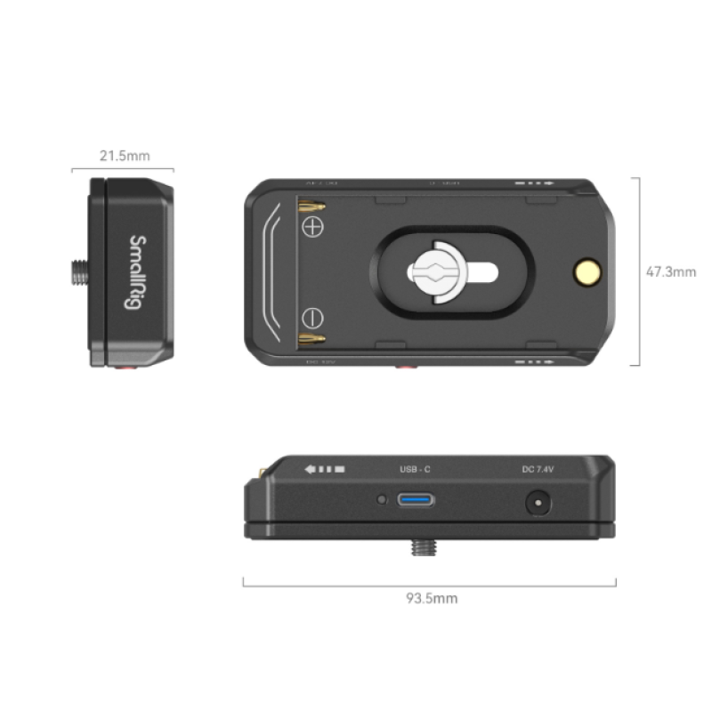 SmallRig NP-F Battery Adapter Mount Plate (Advanced Edition) (3168B)