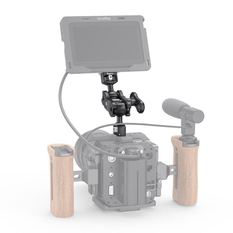 Крепление SmallRig Magic Arm with Double Ballheads(Arri locating Pins and 1/4’’ Screw) 2115C