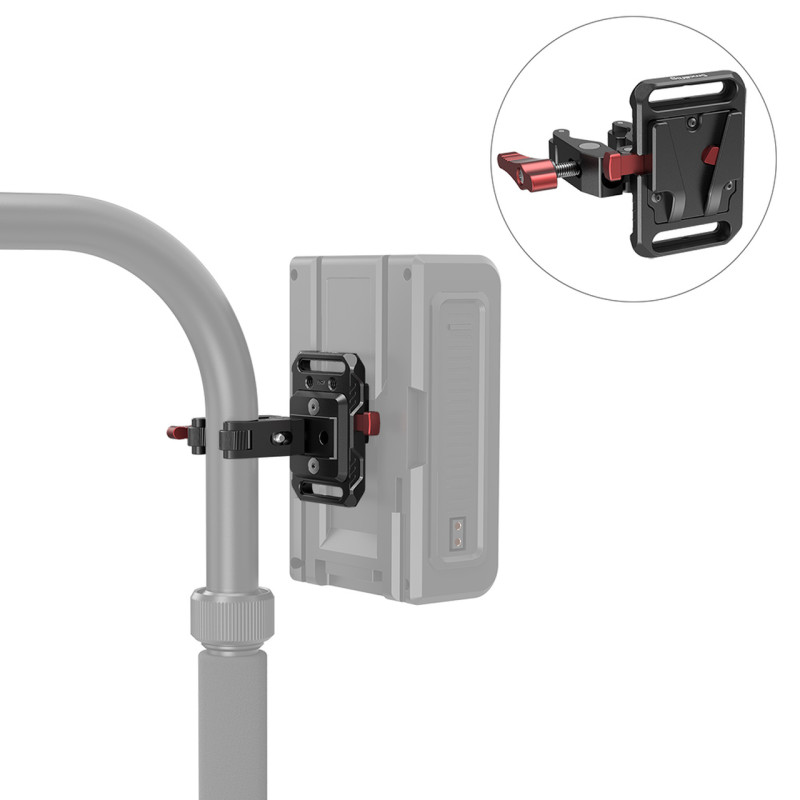 Аксесуар SmallRig Mini V Mount Battery Plate with Crab-Shaped Clamp 2989