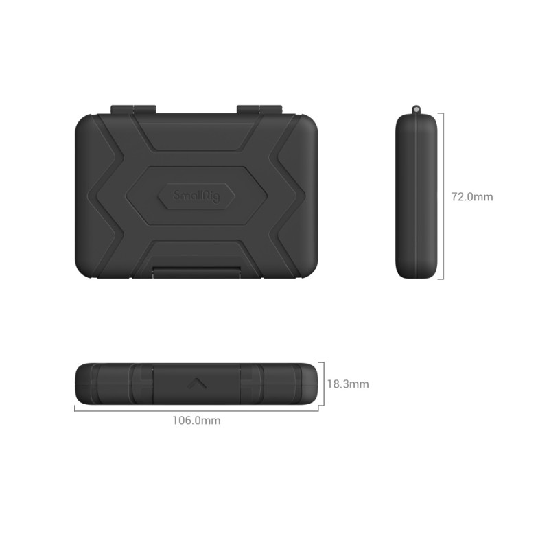 Чехол для карти пам' яті SmallRig Memory Card Case 3192