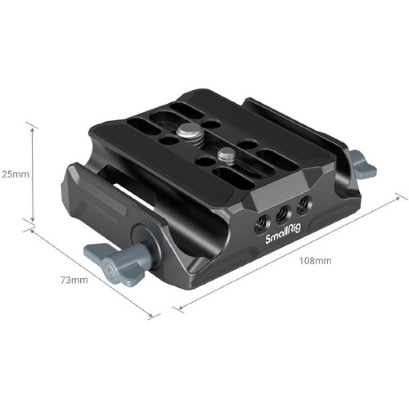 Площадка SmallRig Universal LWS Baseplate with Dual 15mm Rod Clamp 3357