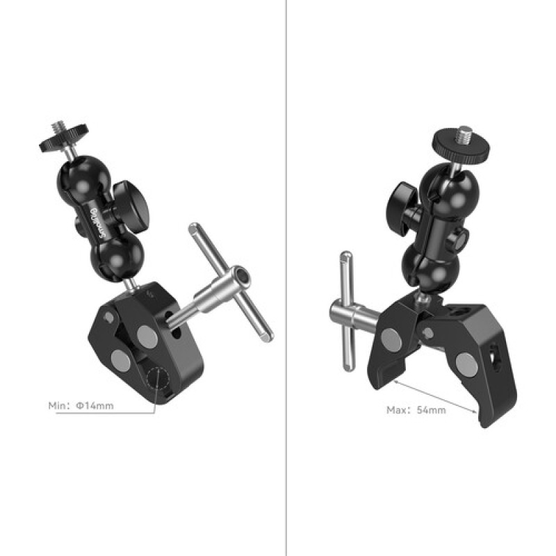 Аксесуар SmallRig Crab-Shaped Super Clamp Kit (with Ballhead Magic Arm) (1138B)