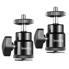 SmallRig  1/4" Camera Hot shoe Mount with Additional 1/4" Screw (2pcs Pack) 2059