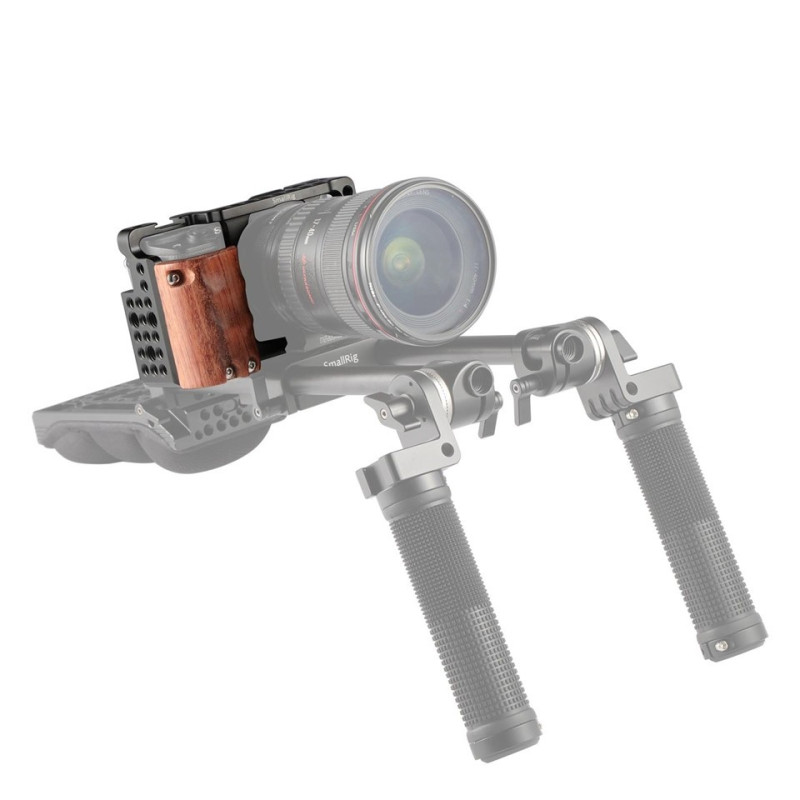 SmallRig Cage with Wooden Handgrip for Sony A6000/A6300 2082