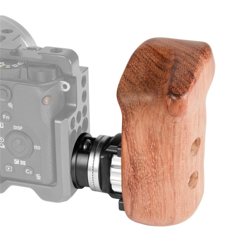 SmallRig Right Side Wooden Grip with Arri Rosette Bolt-On Mount 2083B