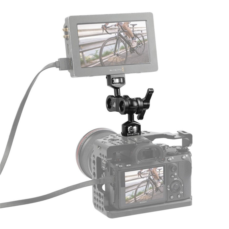 SmallRig Magic Arm with Double Ballheads( Arri locating Pins and 1/4" Screw ) 2115B