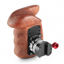 SmallRig Right Side Wooden Grip with NATO Mount 2117B