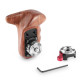 SmallRig Left Side Wooden Grip with NATO Mount 2118B