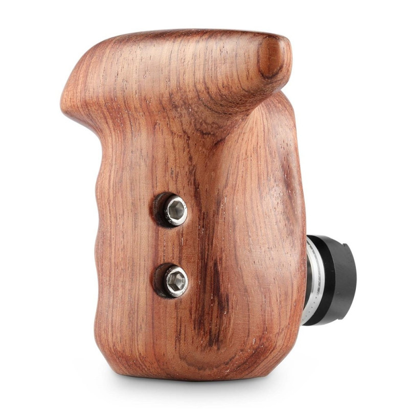 SmallRig Left Side Wooden Grip with NATO Mount 2118B