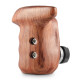 SmallRig Left Side Wooden Grip with NATO Mount 2118B