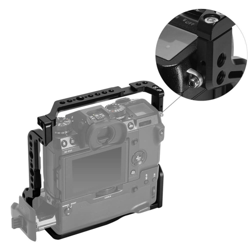 SmallRig Cage for Fujifilm X-H1 Camera with Battery Grip 2124B