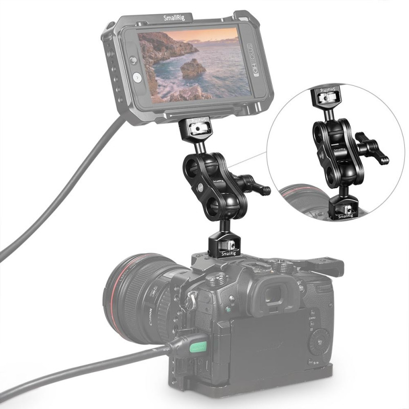 SmallRig Magic Arm with Double Ballheads (1/4" and 3/8" Screws) 2212B