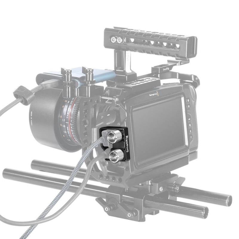 SmallRig 2246B HDMI and USB-C Cable Clamp for BMPCC 6K and 4K Cages (New Version)